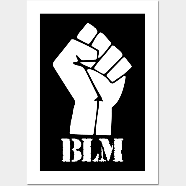 BLM Black Lives Matter Wall Art by inkstyl